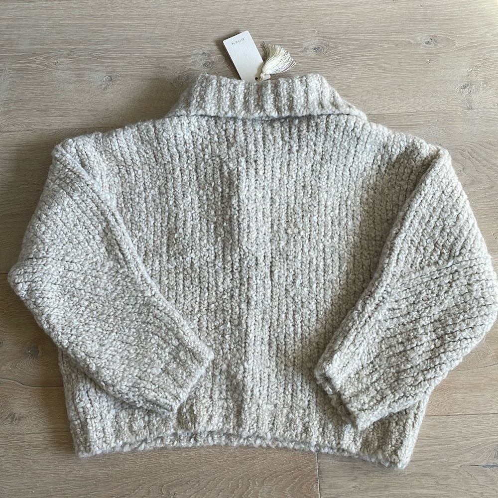NWT Doen Evita Henley Sweater. Size XS. - Picture 5 of 8